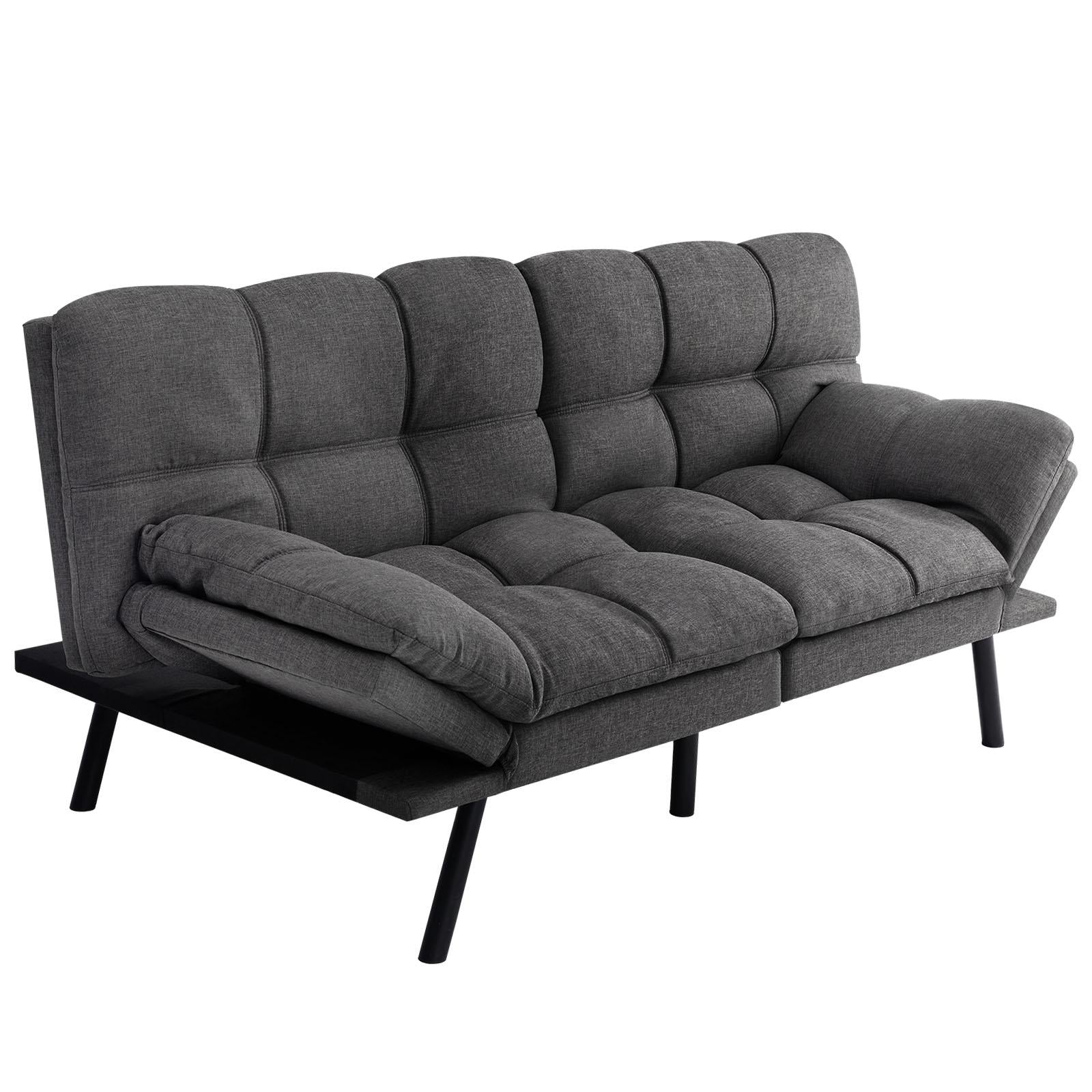Sleeper Convertible Sofa Bed,Memory Foam Couch,Convertible Loveseat for Living Room