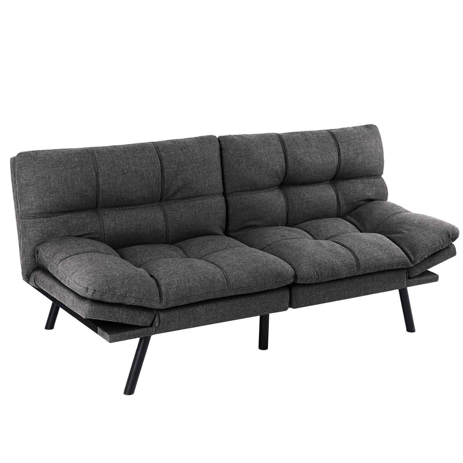 Sleeper Convertible Sofa Bed,Memory Foam Couch,Convertible Loveseat for Living Room