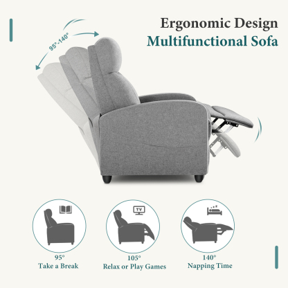 Recliner Chair for Adults, Massage Reclining Chair for Living Room