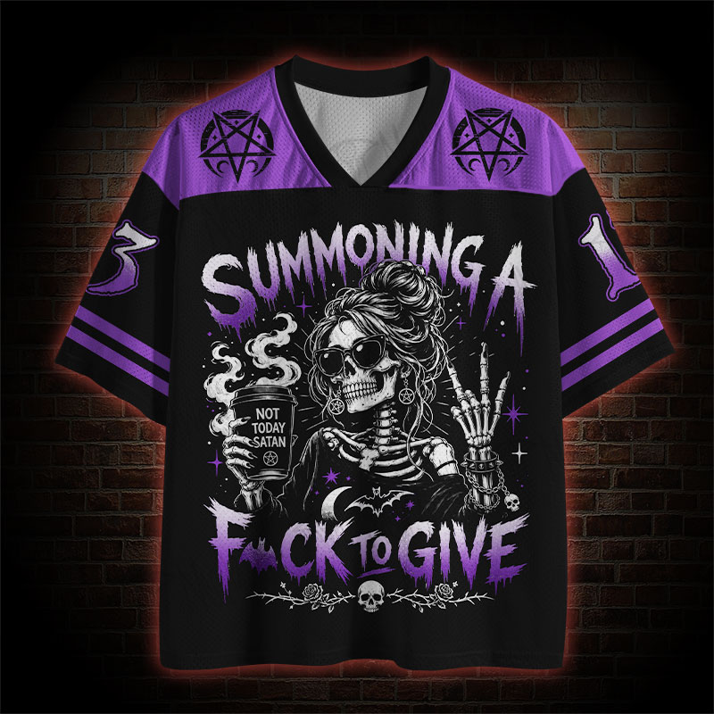 Summoning a F*ck to Give Mesh Jersey