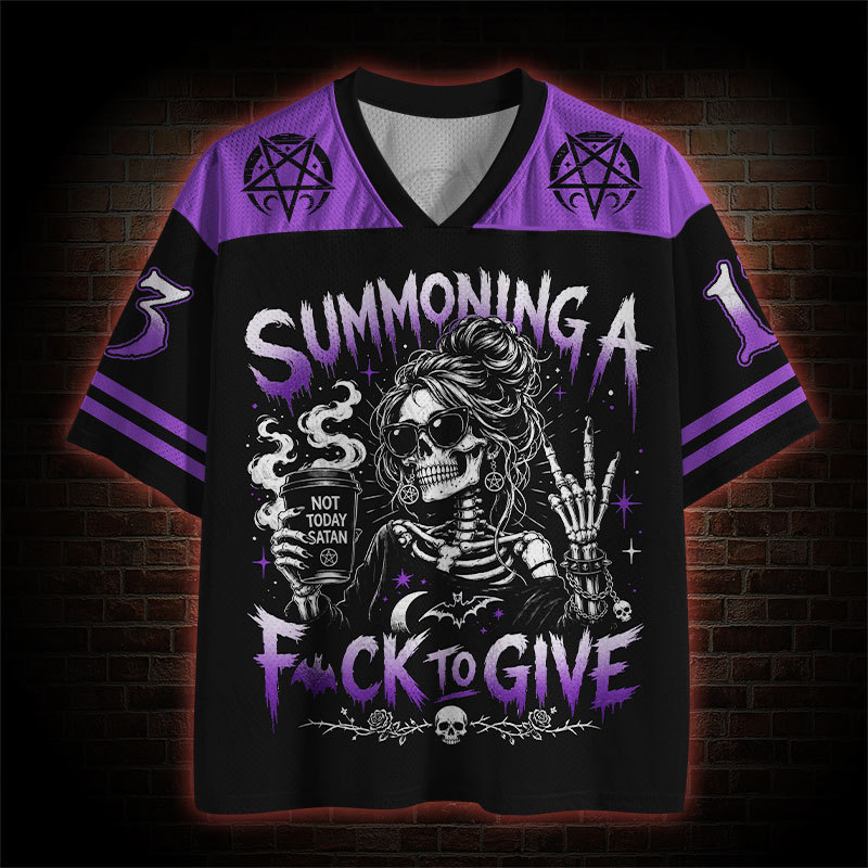 Summoning a F*ck to Give Mesh Jersey