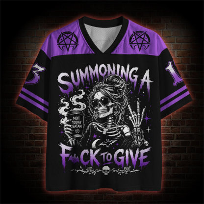Summoning a F*ck to Give Mesh Jersey