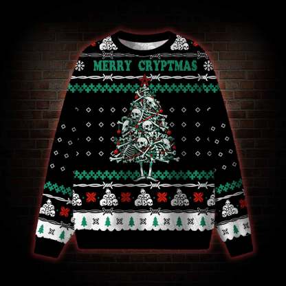 Merry Cryptmas Ugly Sweatshirts