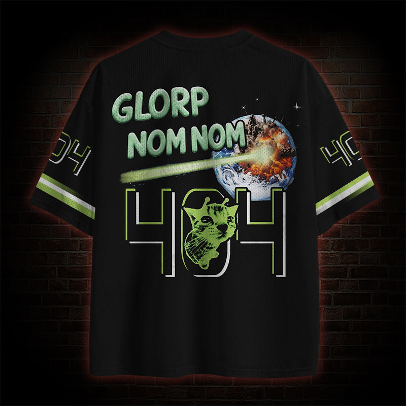Glerp Glorp Alien Cat Mesh Jersey