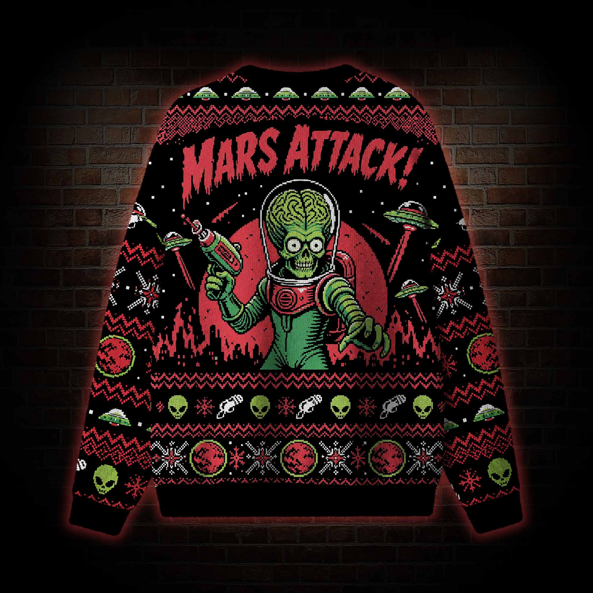 We Come In Peace Ugly Sweatshirts