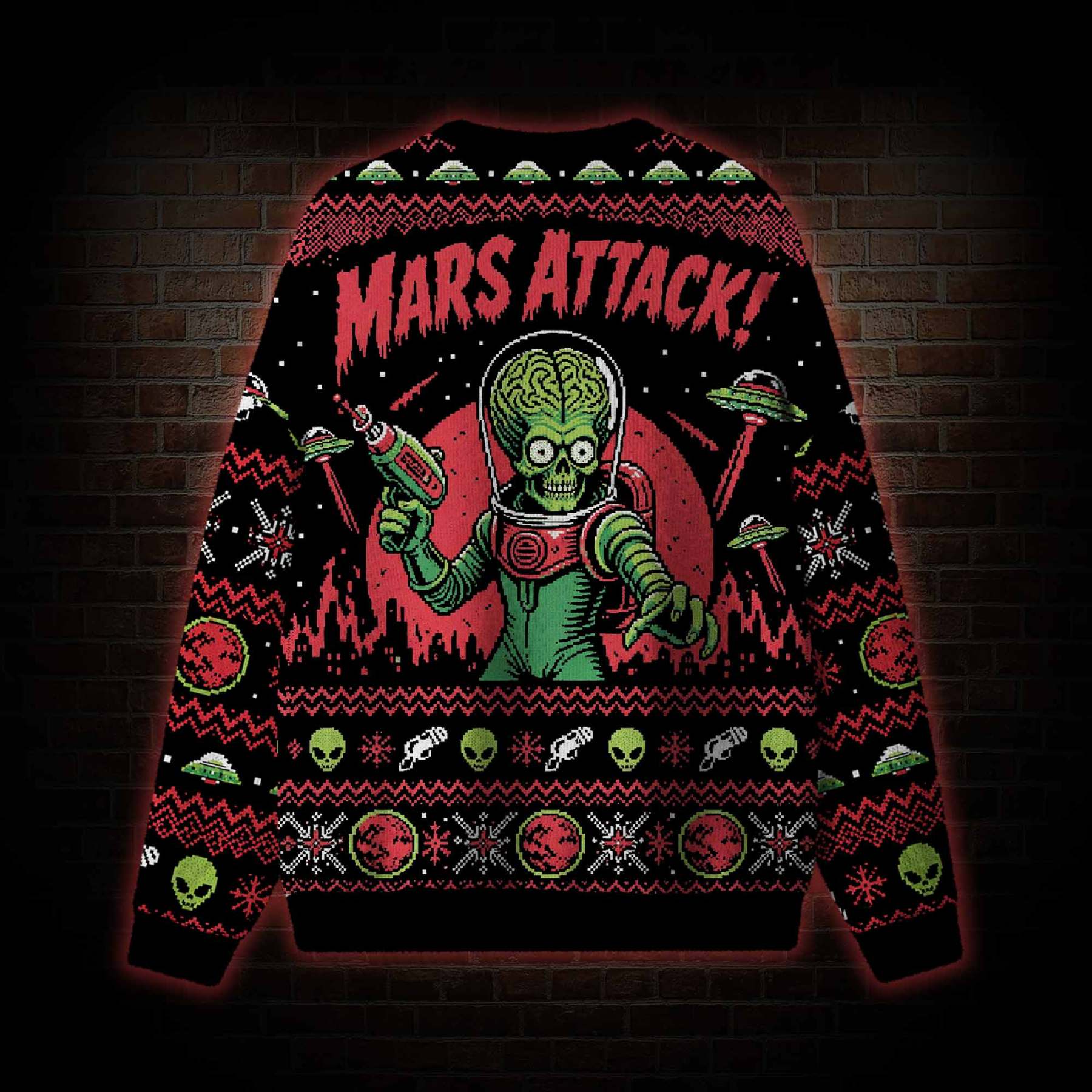 We Come In Peace Ugly Sweatshirts