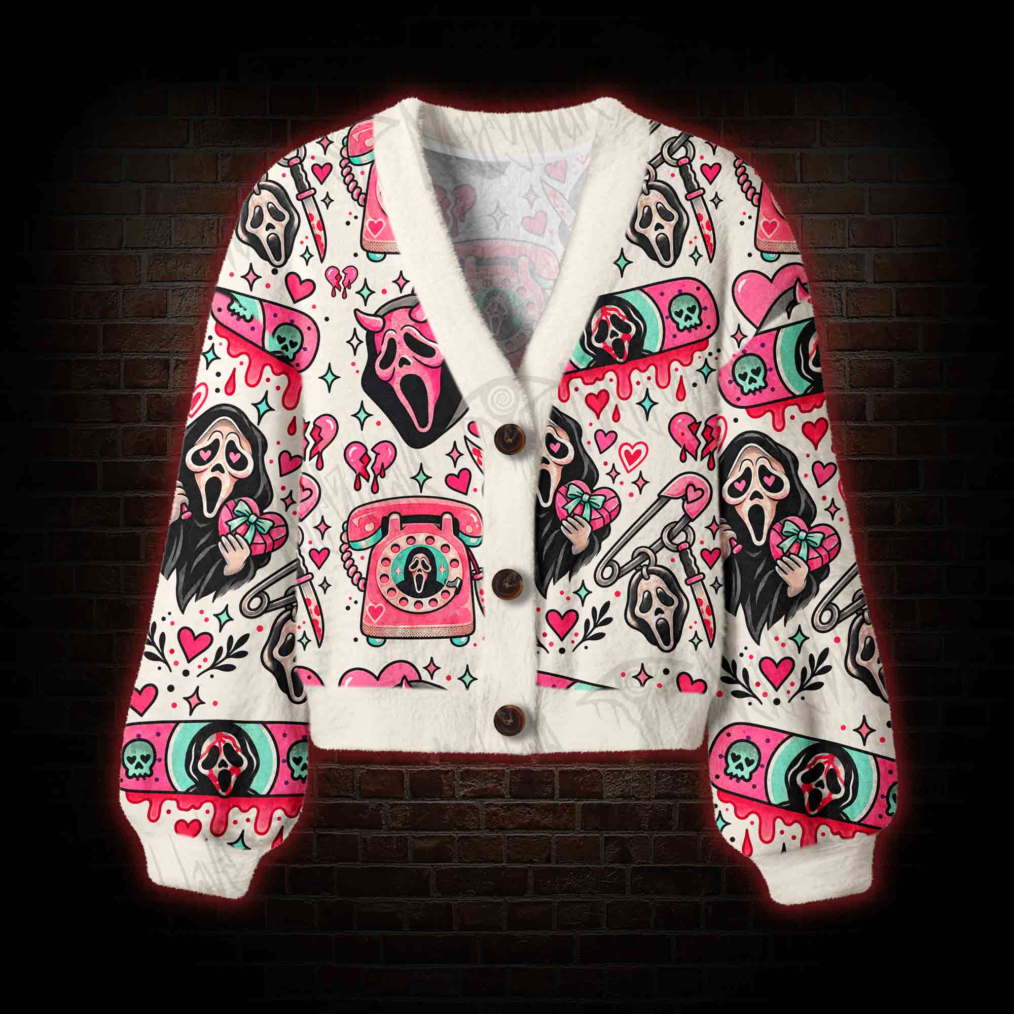 What's Your Favorite Scary Movie Women's Cardigan Sweater