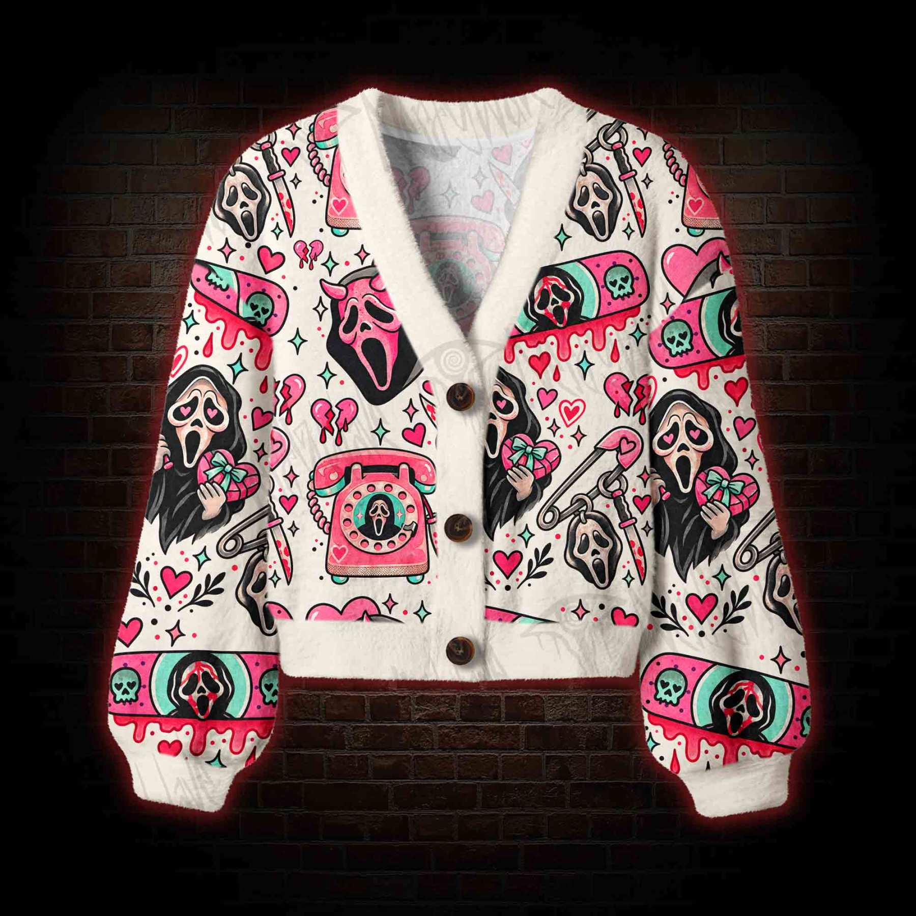 What's Your Favorite Scary Movie Women's Cardigan Sweater