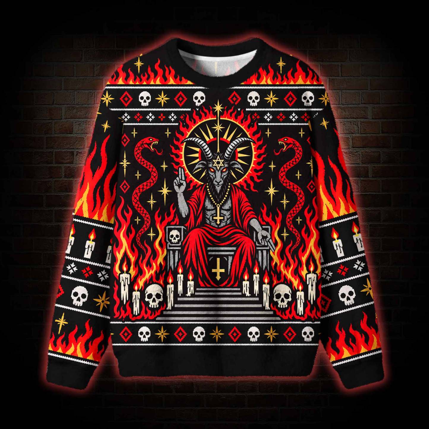 Satanic Coronation Ugly Sweatshirts