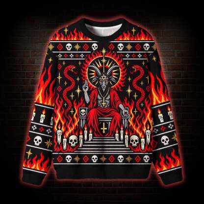 Satanic Coronation Ugly Sweatshirts