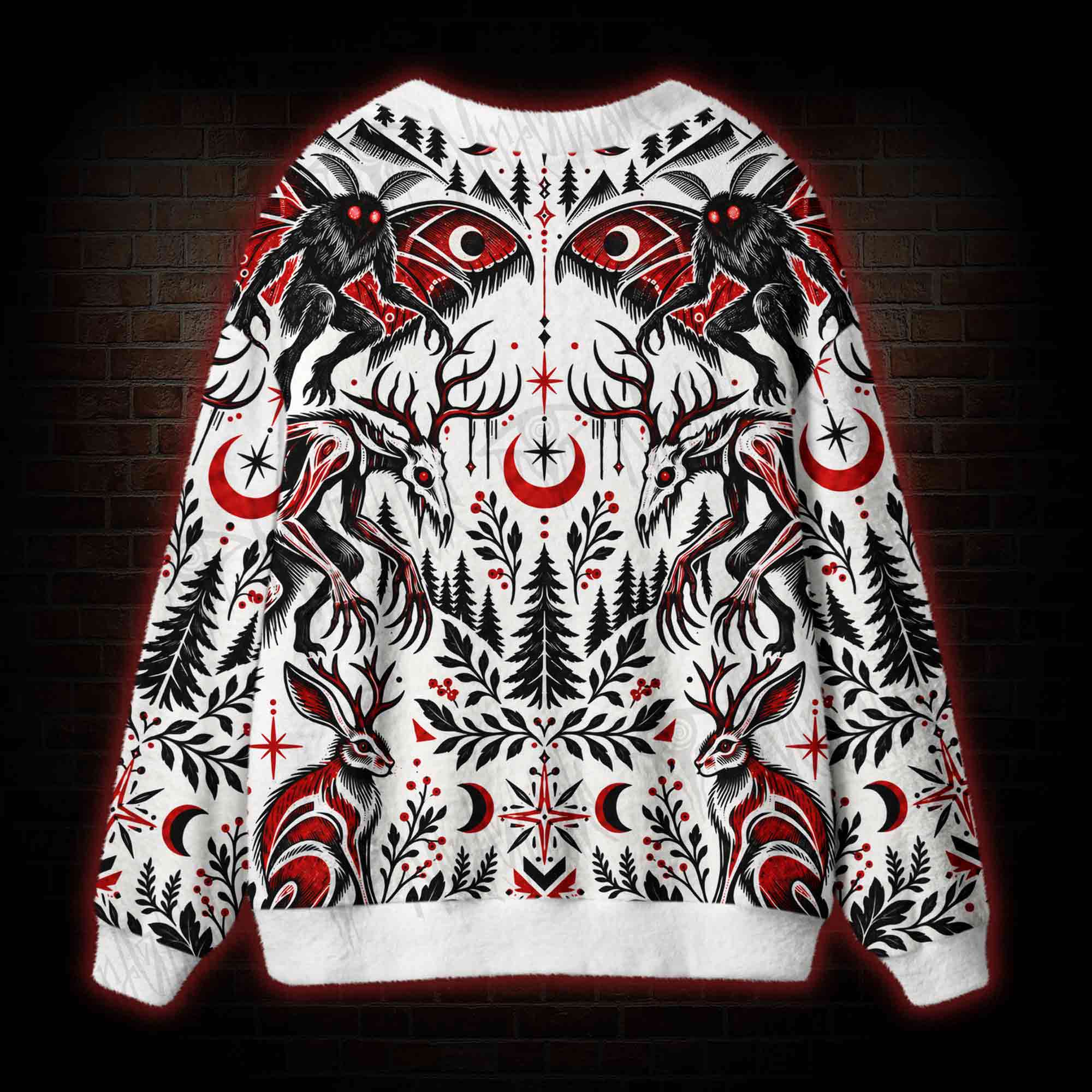 Cryptid Gathering Cardigan Sweater