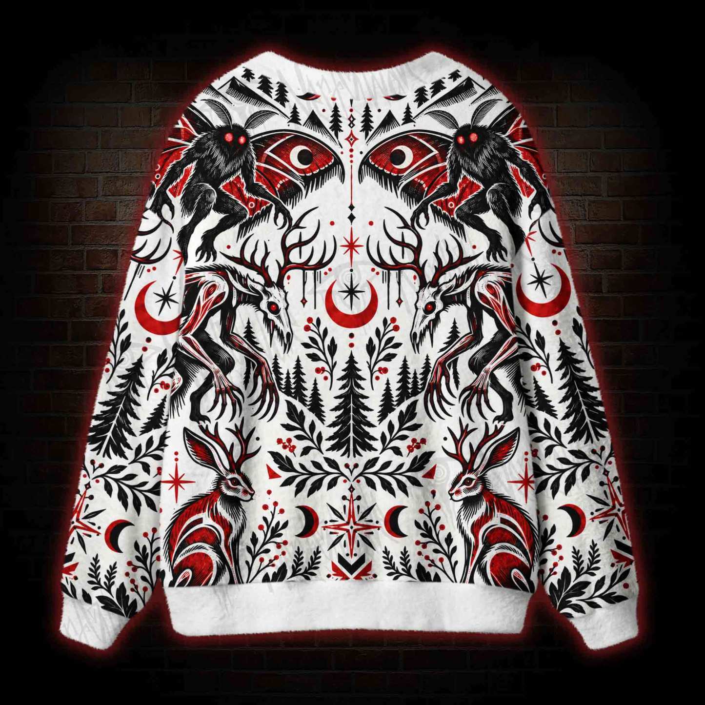 Cryptid Gathering Cardigan Sweater