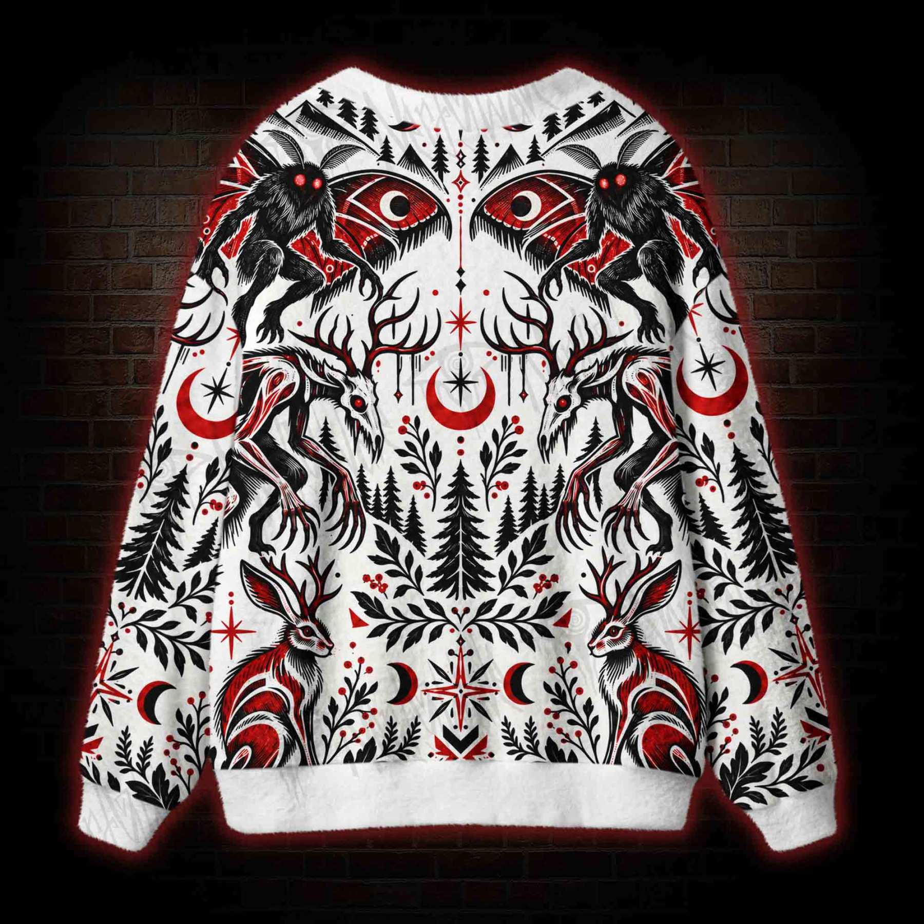 Cryptid Gathering Cardigan Sweater