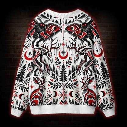 Cryptid Gathering Cardigan Sweater