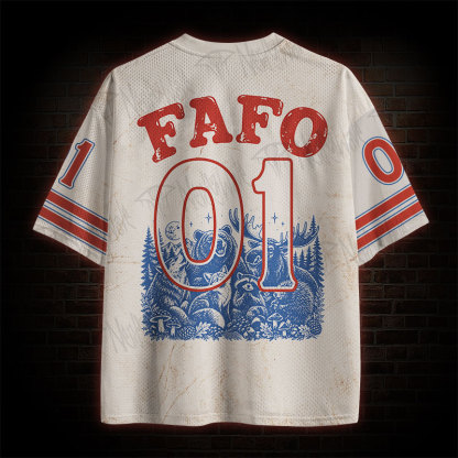 All Animals are Pettable Some Only Once Mesh Jersey
