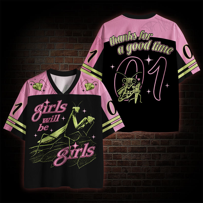 Girls Will be Girls Mesh Jersey