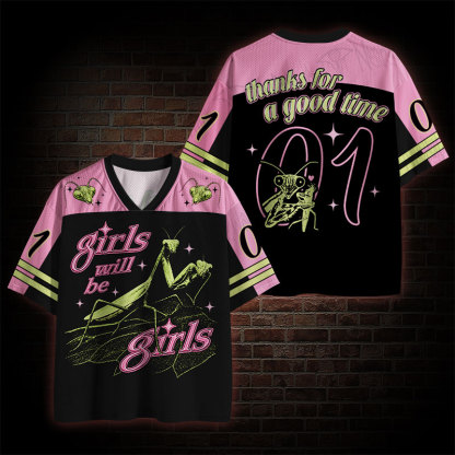 Girls Will be Girls Mesh Jersey