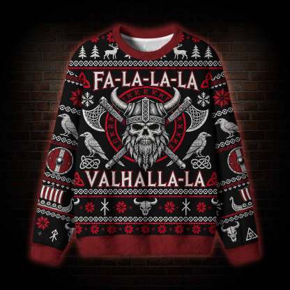Viking Skull Ugly Sweatshirts