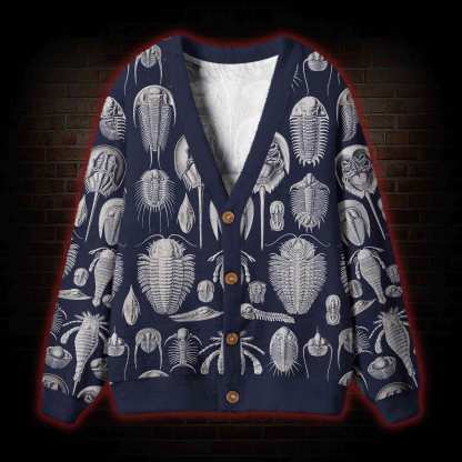 Living Fossils Cardigan Sweater