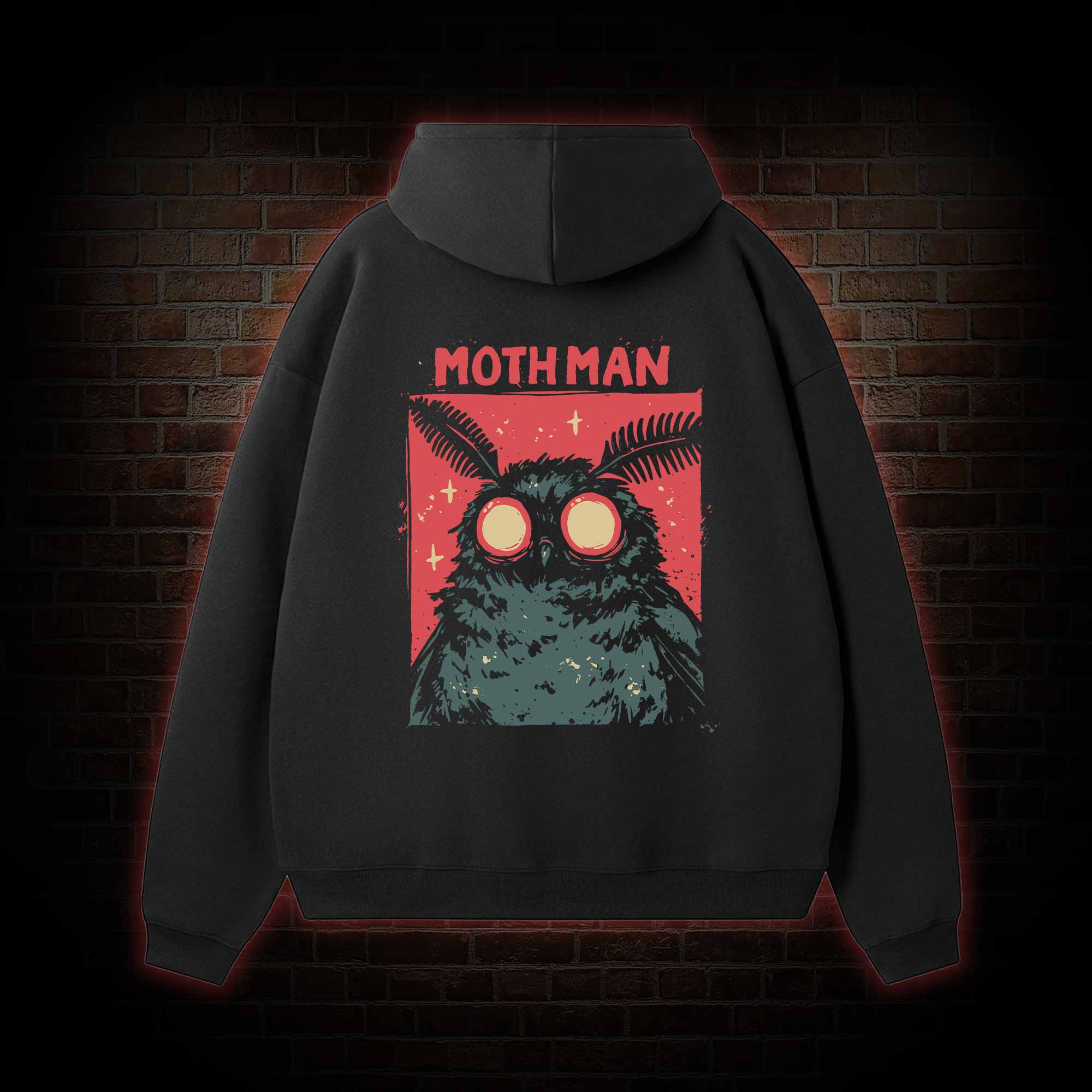 Cryptid Mothman Fleece Hoodie Set
