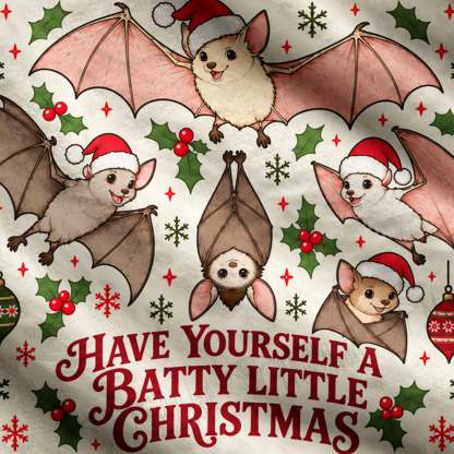 Have Yourself a Batty Little Christmas Ugly Sweatshirts