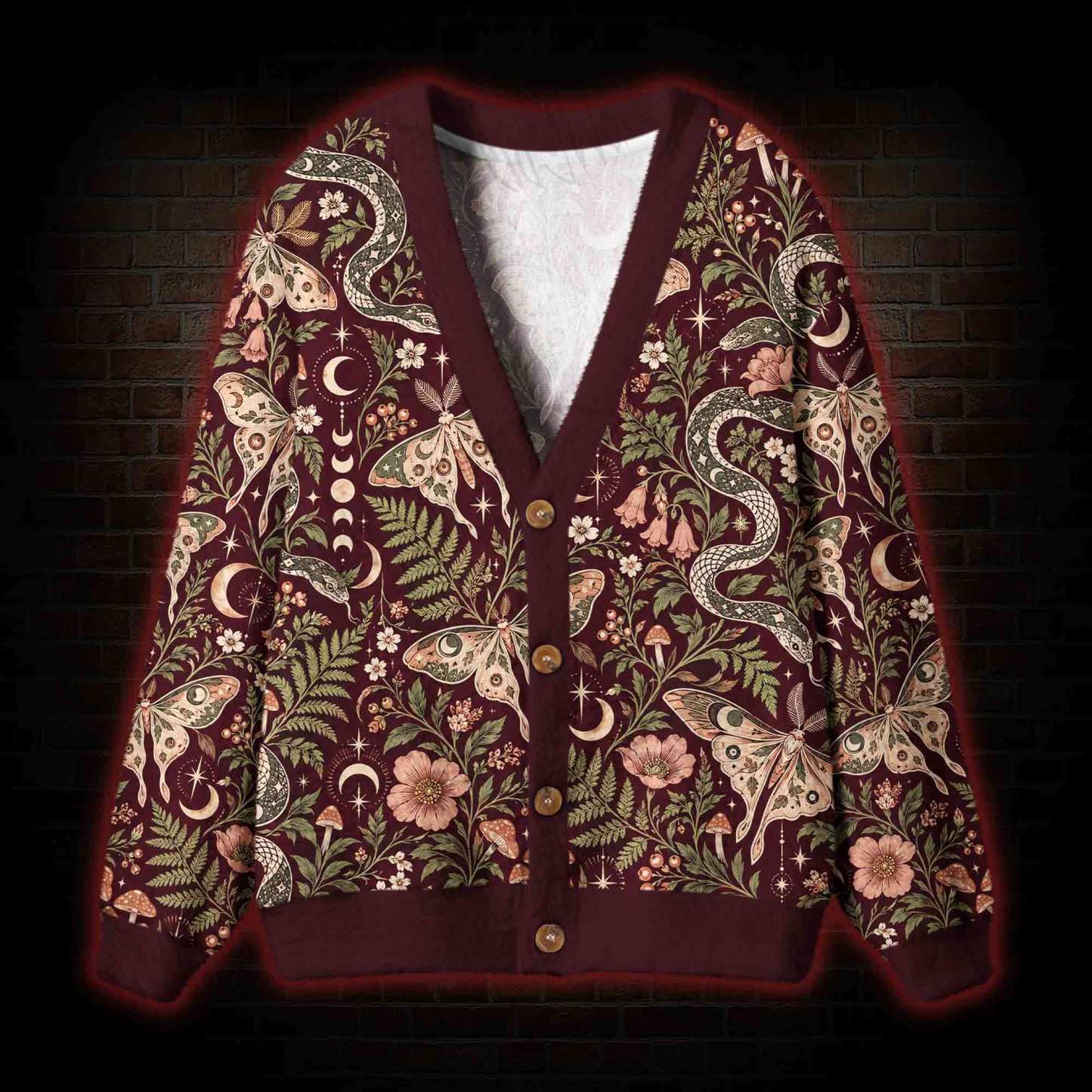 Witchy Woodland Cardigan Sweater