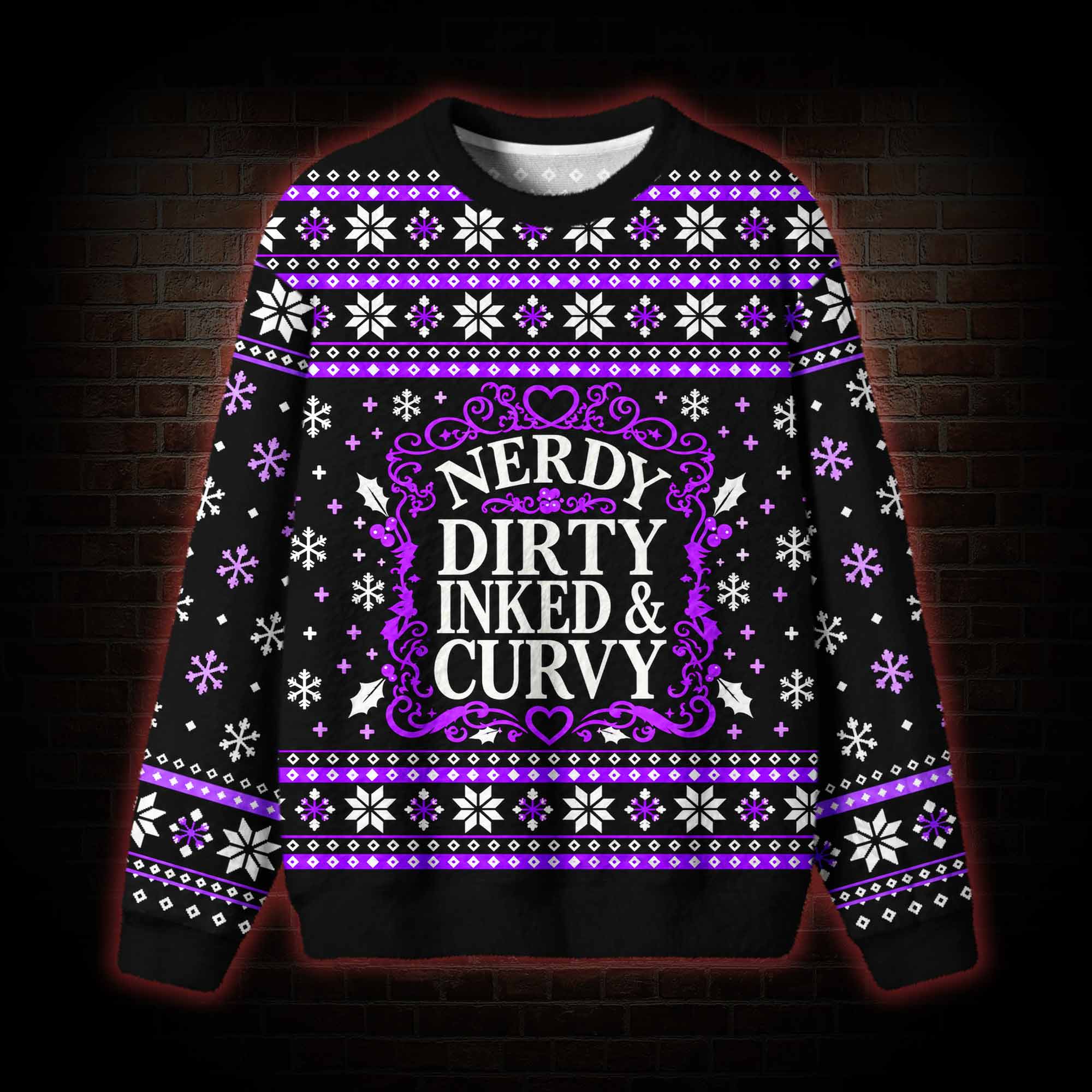 Nerdy Dirty Inked & Curvy Ugly Sweatshirts