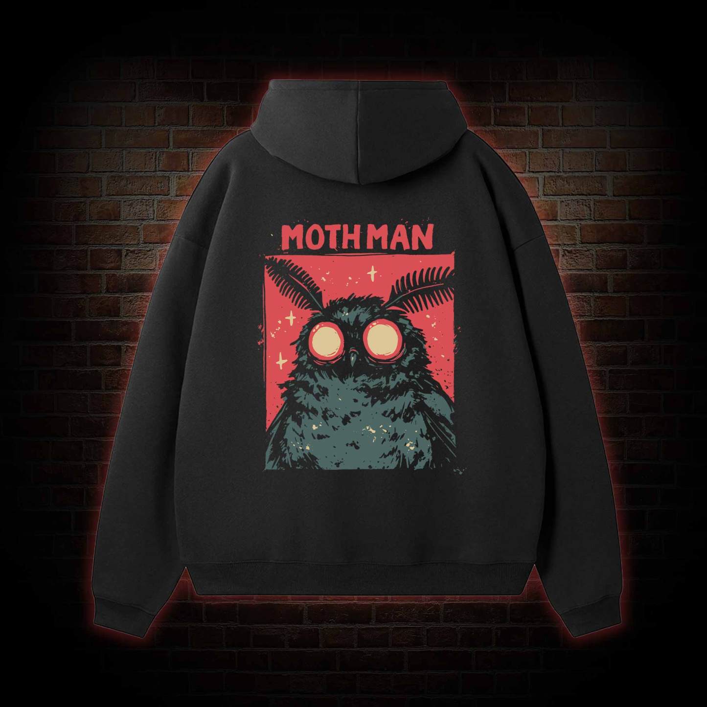 Cryptid Mothman Fleece Hoodie Set