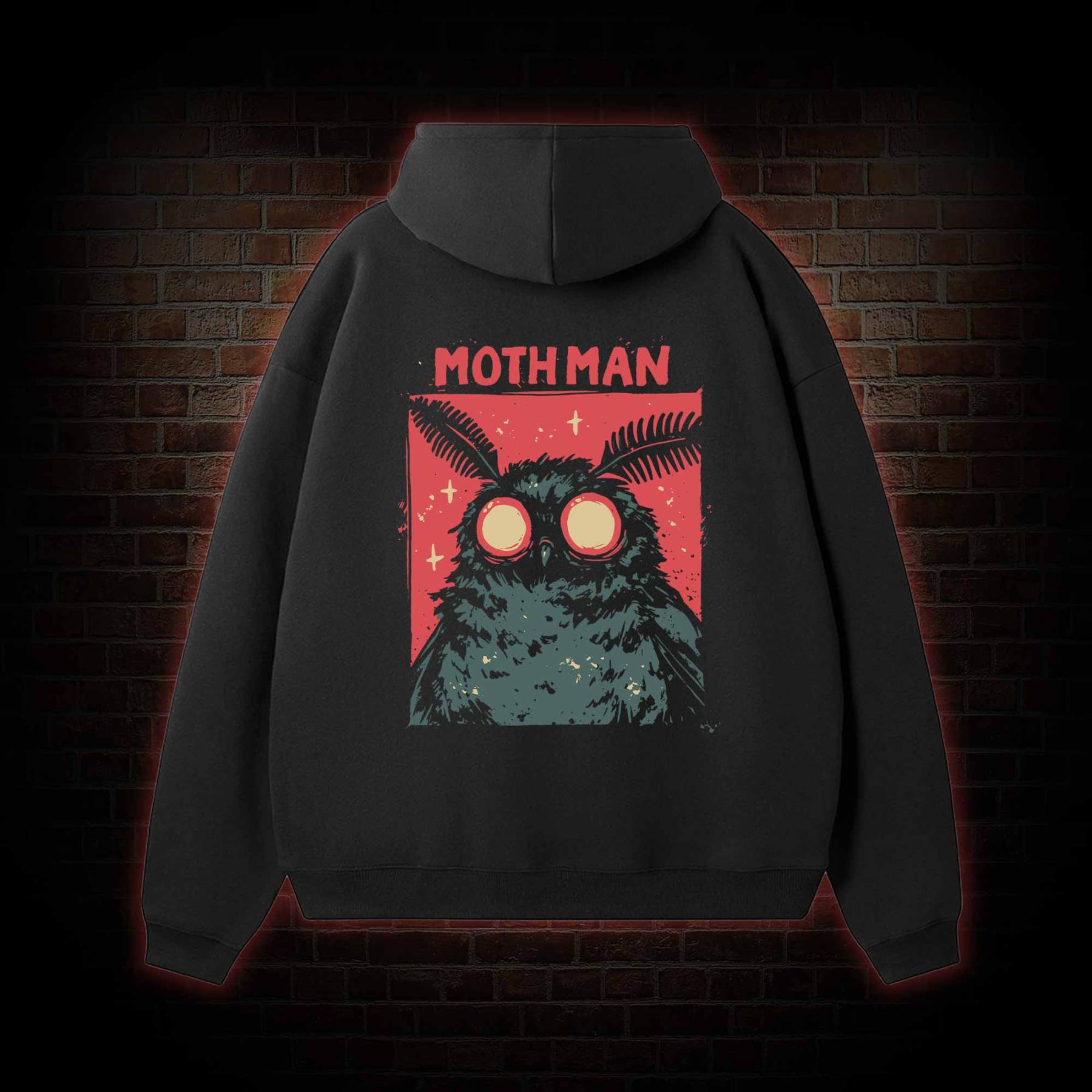 Cryptid Mothman Fleece Hoodie Set