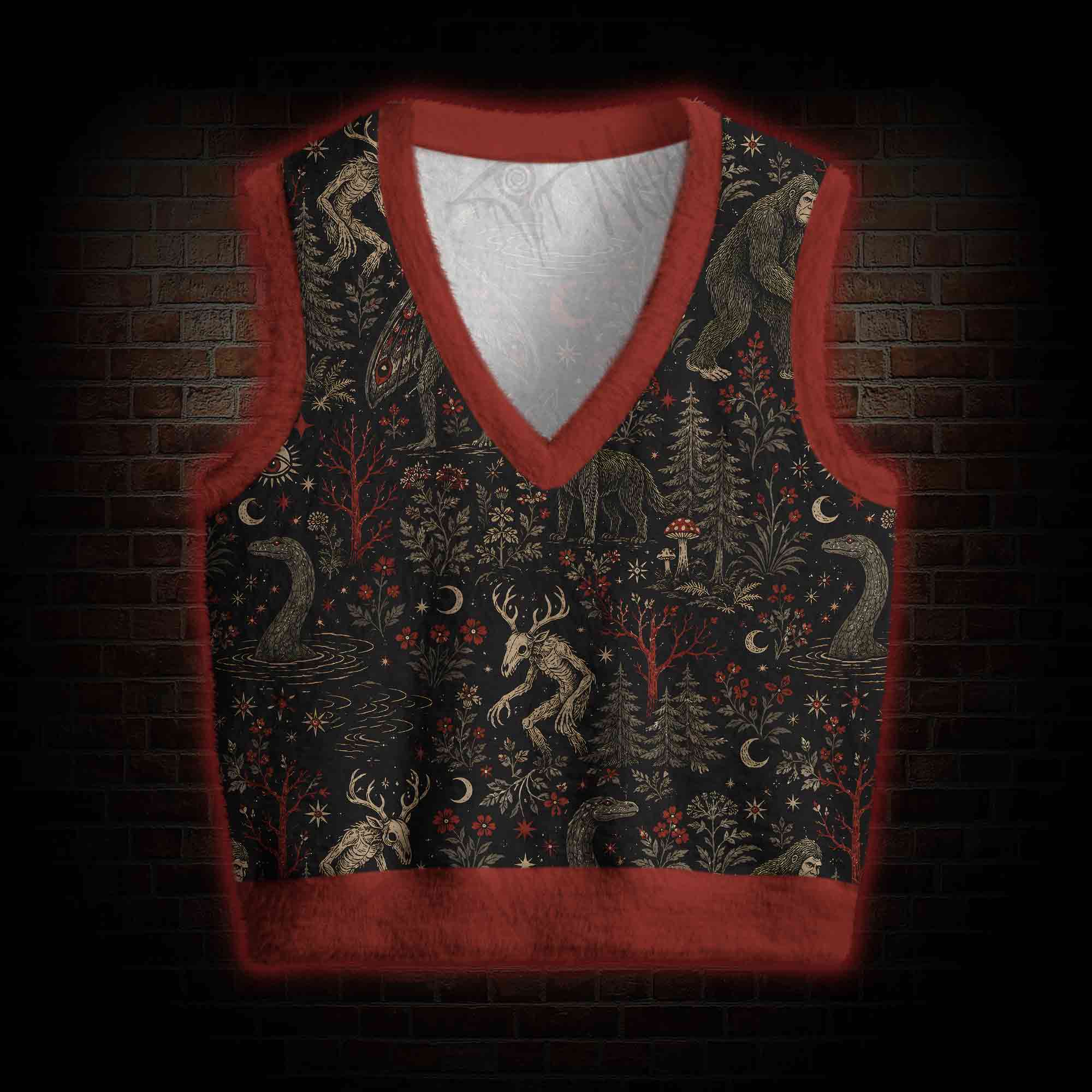 Creatures of the Night Ugly Sweater Vest