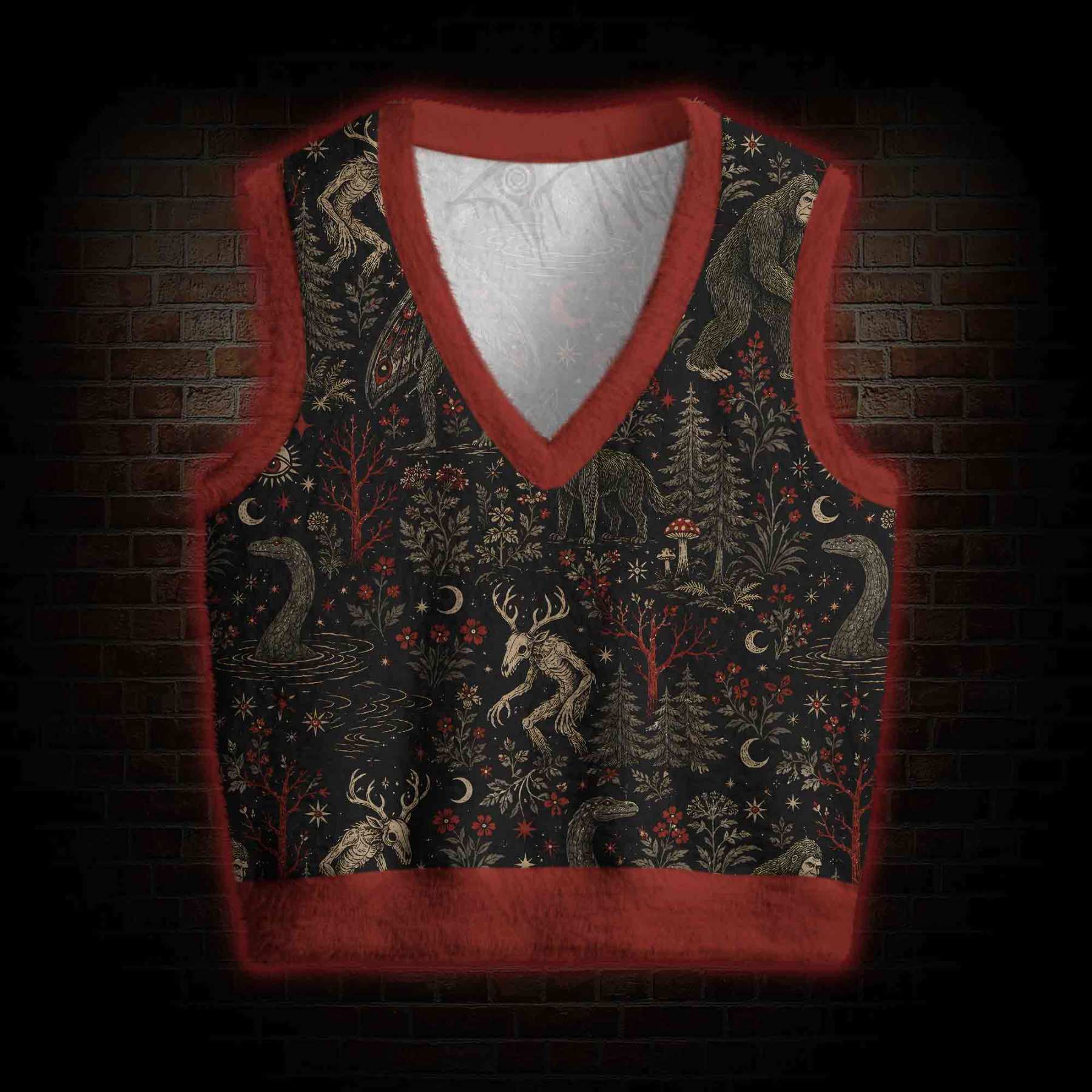 Creatures of the Night Ugly Sweater Vest