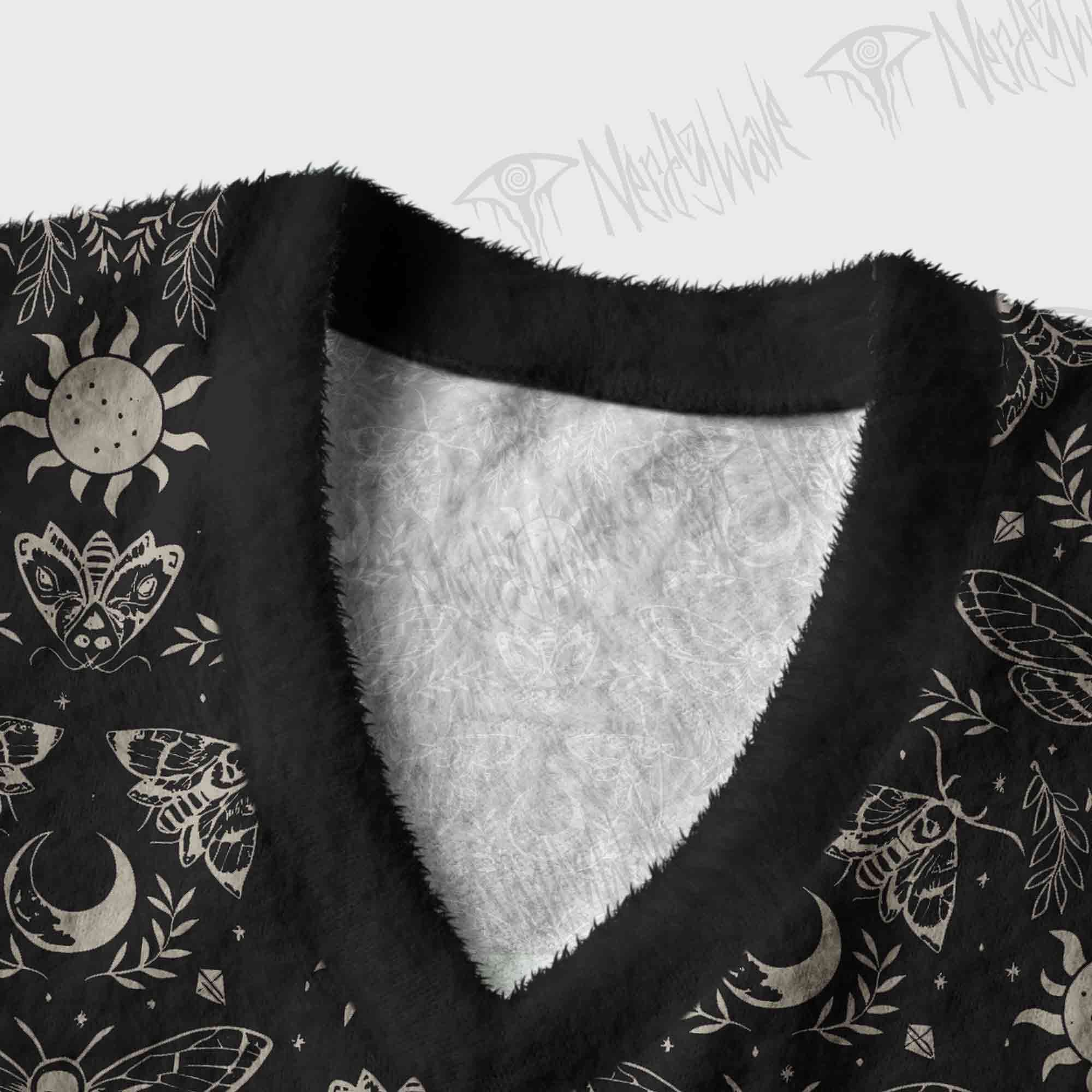 Occult Moth Ugly Sweater Vest