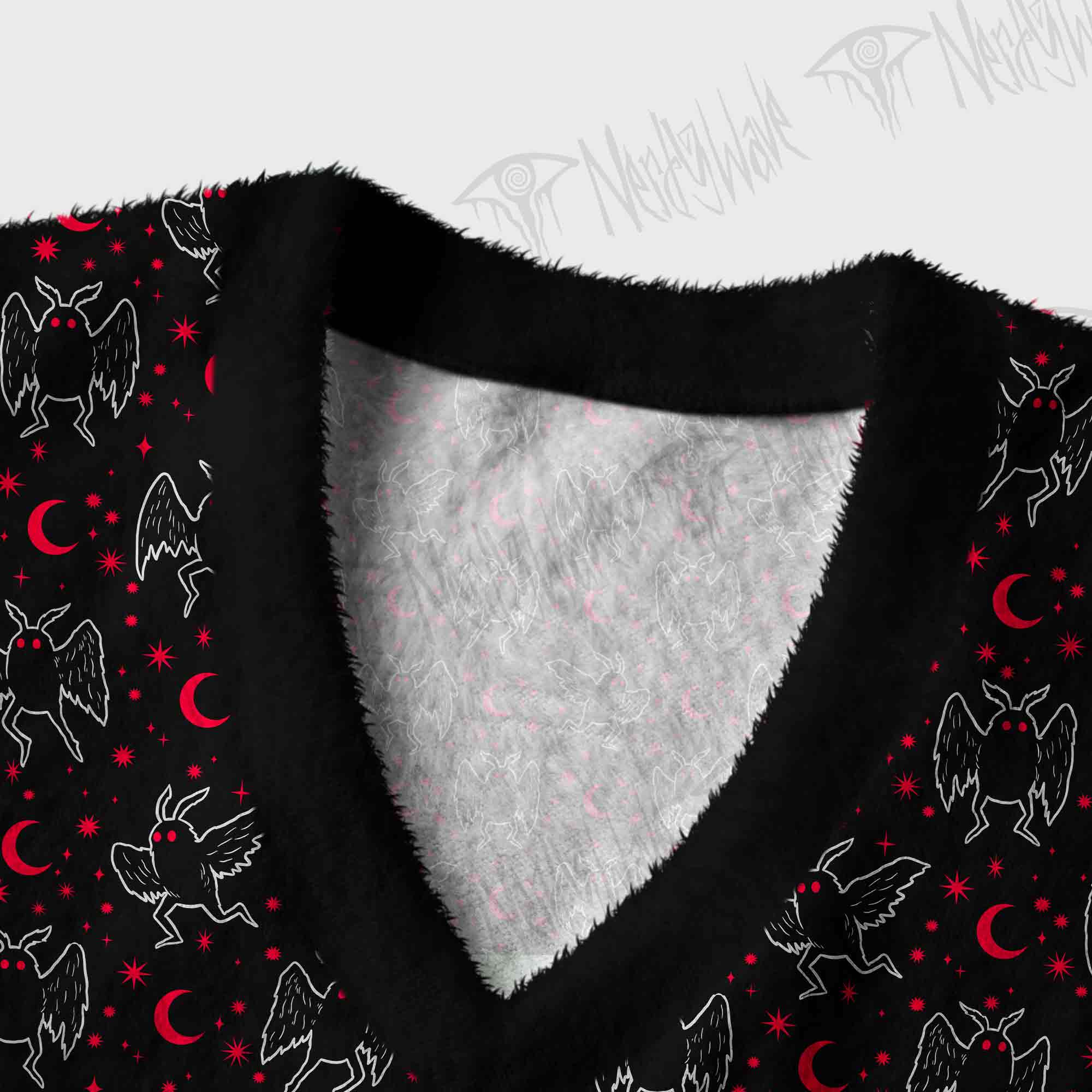 Mothman Night Ugly Sweater Vest