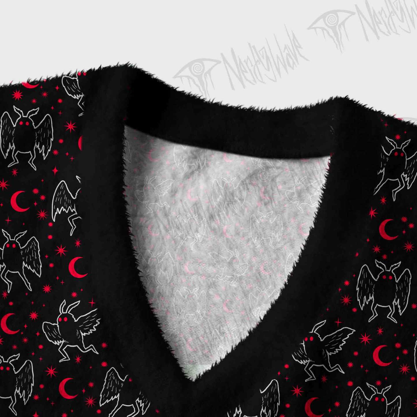 Mothman Night Ugly Sweater Vest