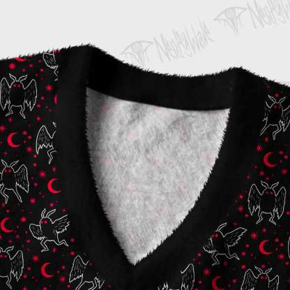 Mothman Night Ugly Sweater Vest