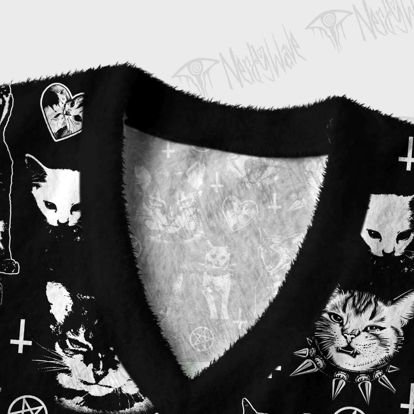 Cats Ugly Sweater Vest