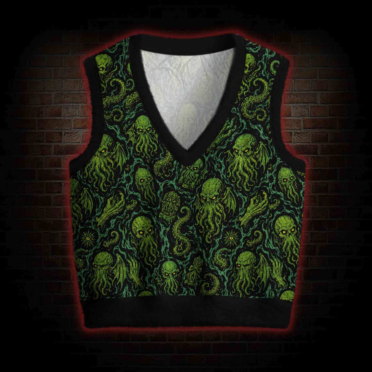 Cthulhu Mythos Ugly Sweater Vest