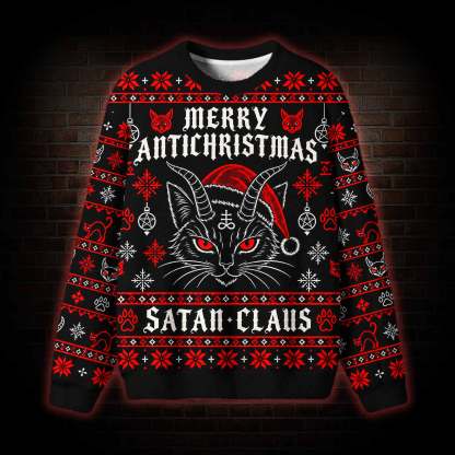 Satan Claus Ugly Sweatshirts