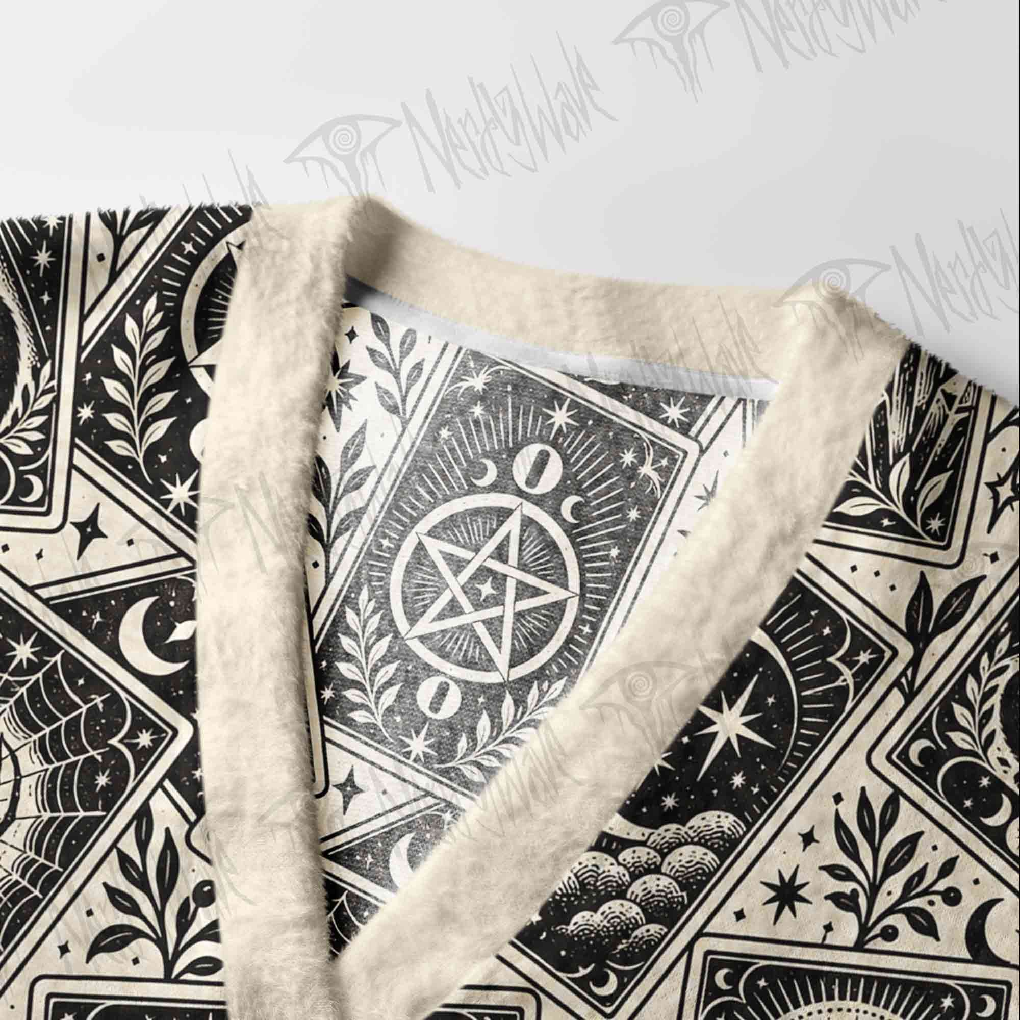 Lunar Witchcraft Tarot Cardigan Sweater