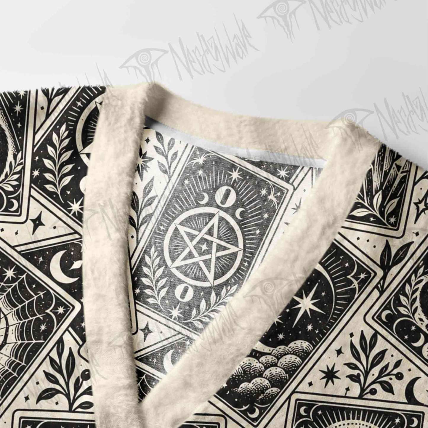 Lunar Witchcraft Tarot Cardigan Sweater
