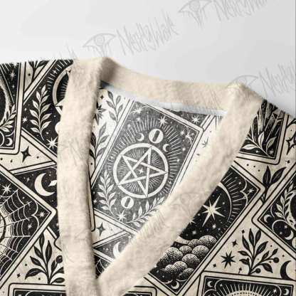 Lunar Witchcraft Tarot Cardigan Sweater