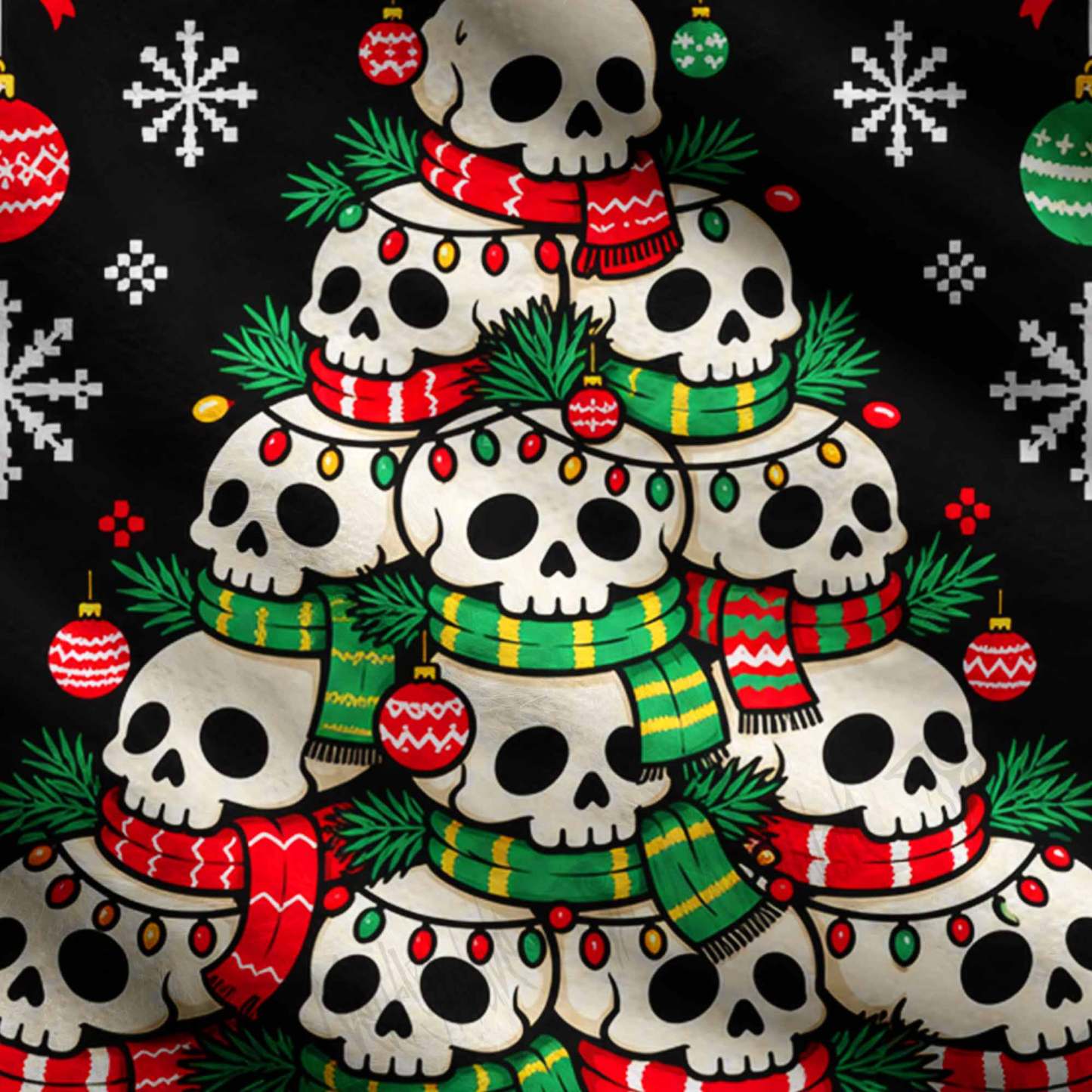 Deck the Skulls Ugly Sweatshirts