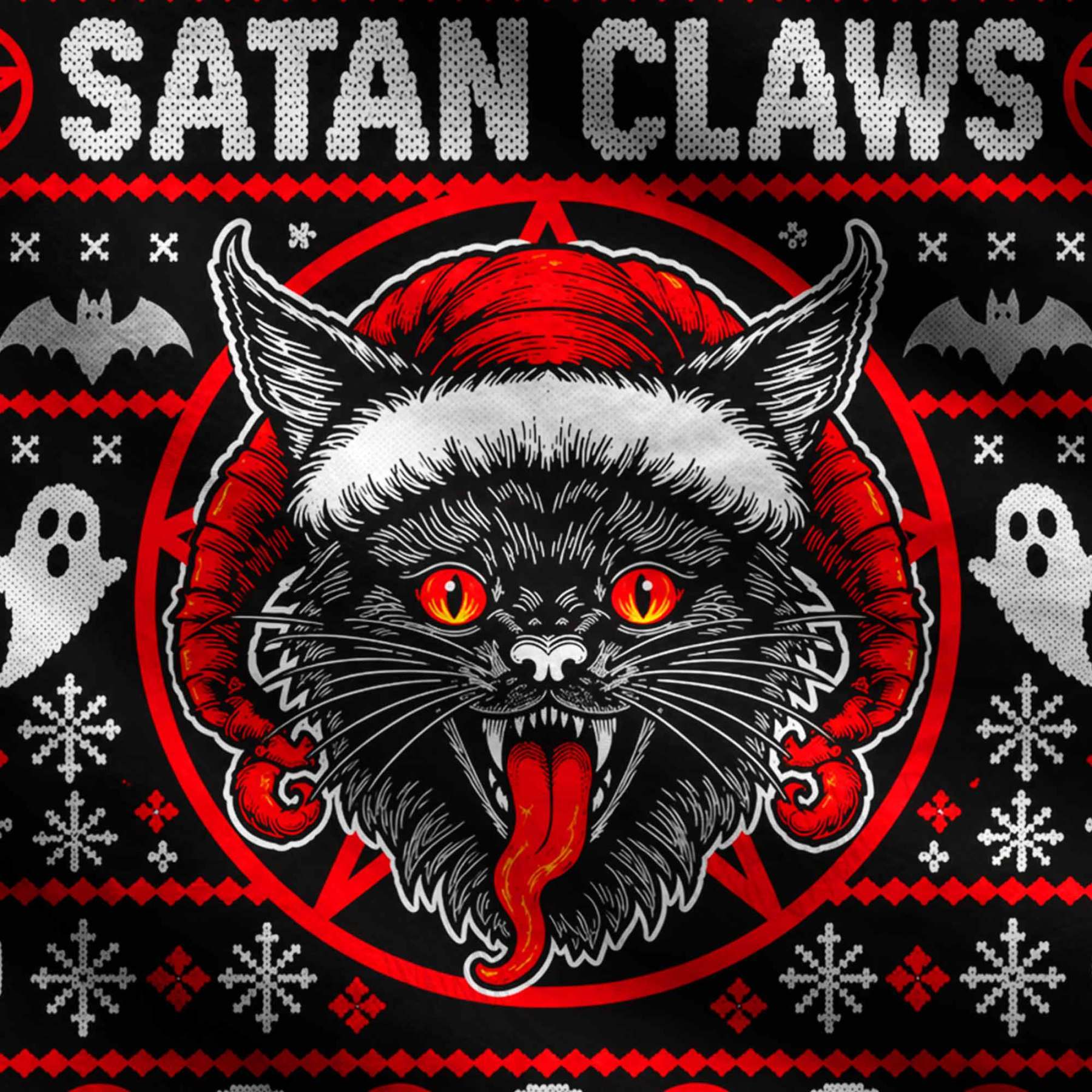 Satan Claws Ugly Sweatshirts