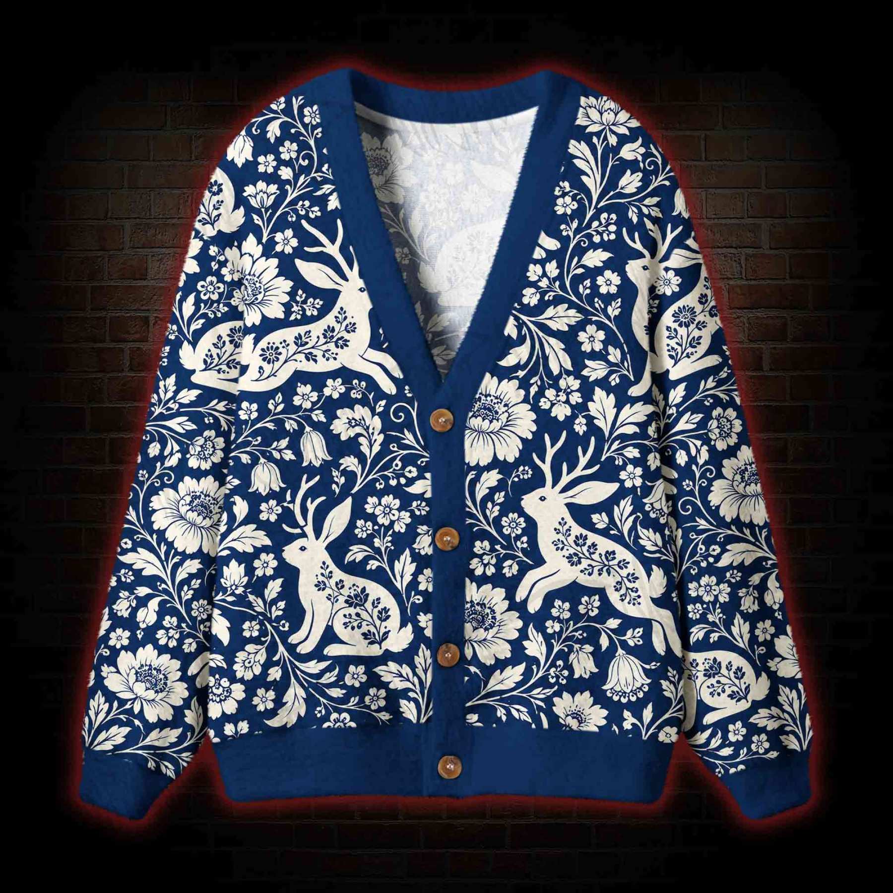 Jackalope Lore Cardigan Sweater