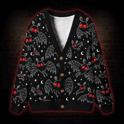 Mothman Lore Cardigan Sweater