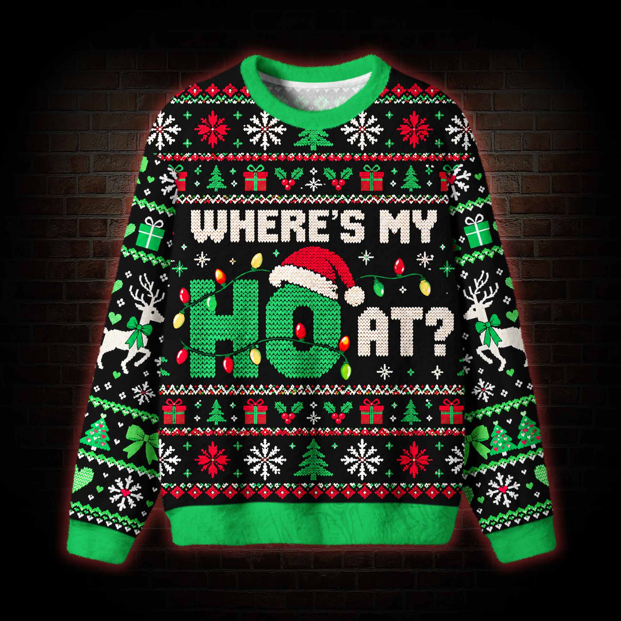 Where's My Ho at Funny Matching Ugly Sweatshirts