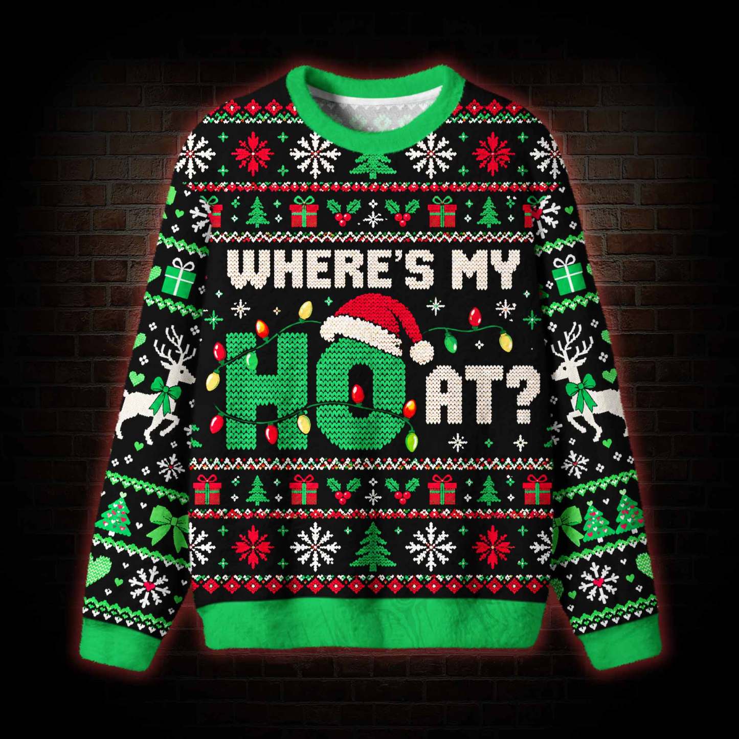 Where's My Ho at Funny Matching Ugly Sweatshirts