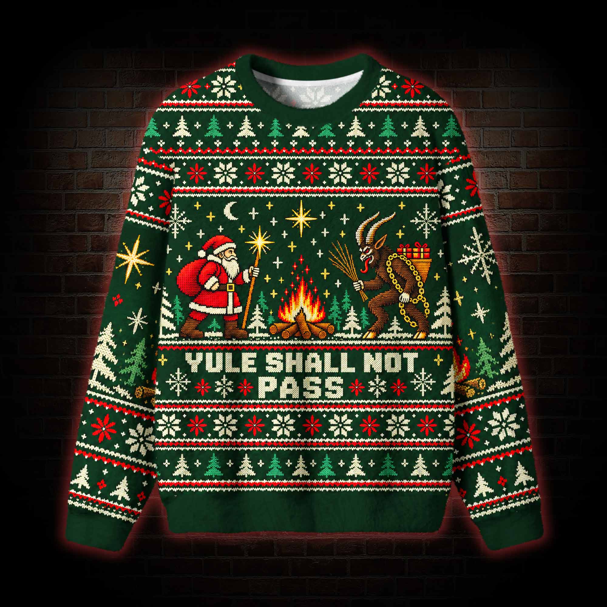 Yule Shall Not Pass Ugly Sweatshirts