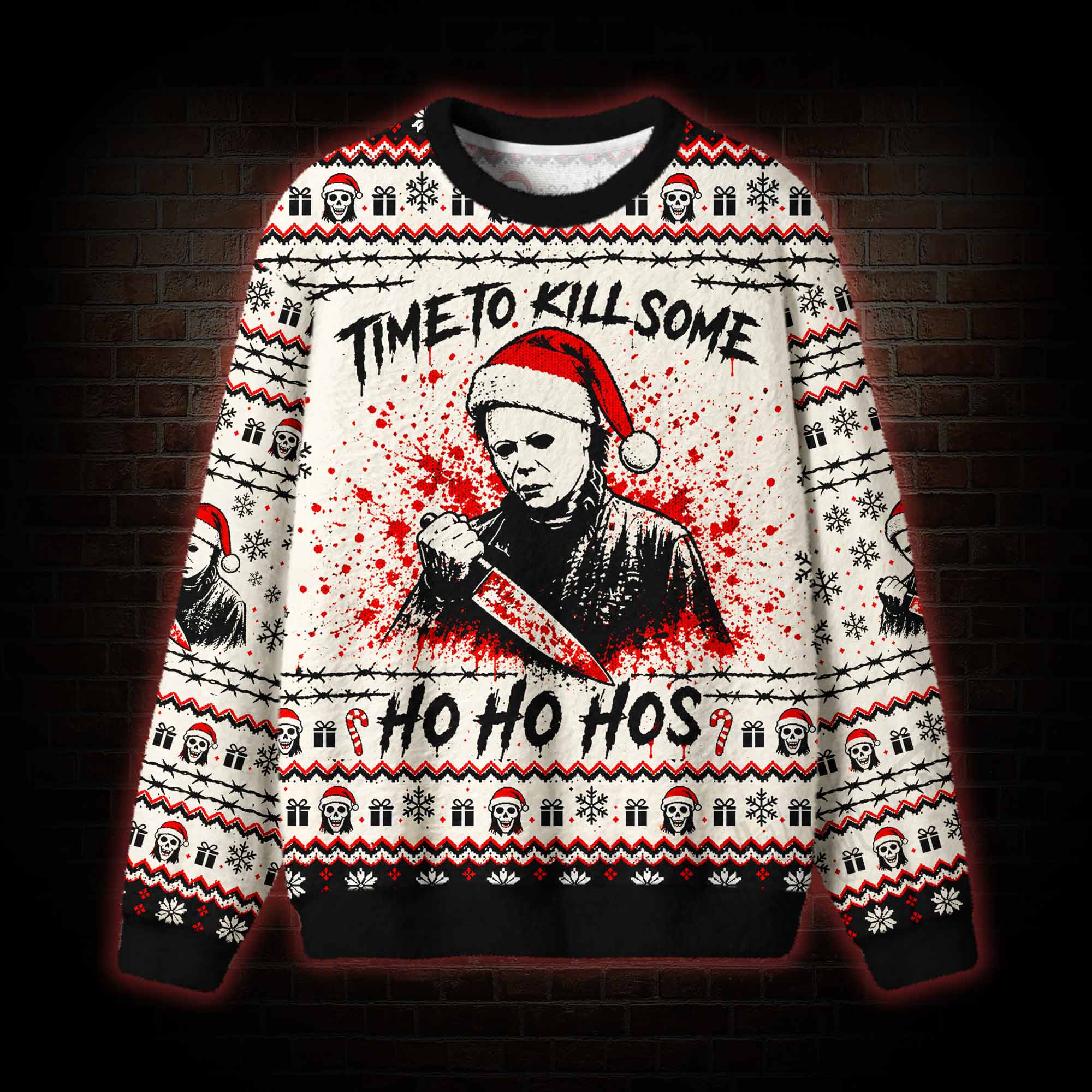 Time to Kill Some Ho Ho Hos Ugly Sweatshirts