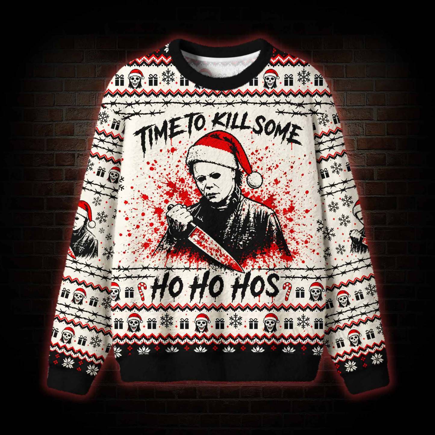 Time to Kill Some Ho Ho Hos Ugly Sweatshirts